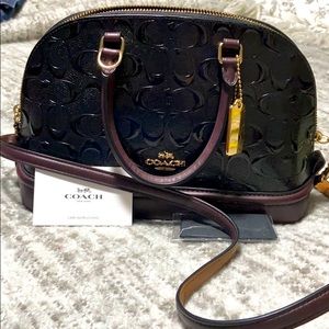 COPY - Coach Mini Sierra Satchel leather Handbag Purse